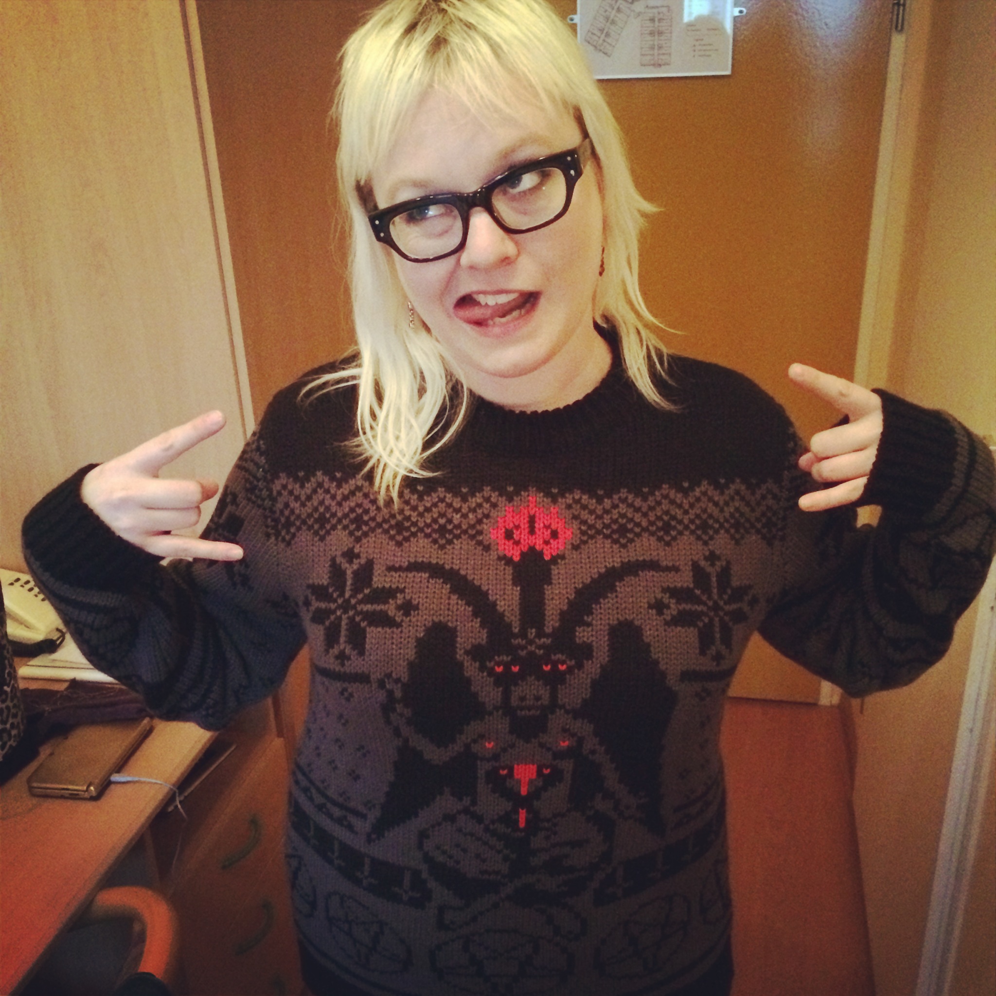 My Christmas sweater is the best Christmas sweater. I got it from Shredders Sweaters!