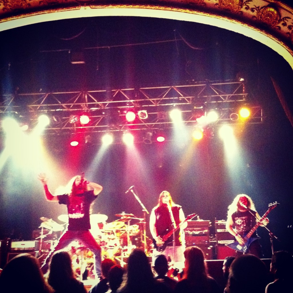 Crimson Shadows, winners of the 2013 Wacken Metal Battle, being awesome.